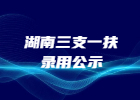 2020湖南郴州市高校毕业生“三支一扶”计划招募资格审查合格人员公示