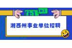 湘西州事业单位招聘：2022年泸溪县事业单位急需紧缺人才引进公告（25名）