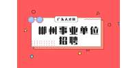 郴州事业单位招聘：汝城县事业单位招聘报名事项